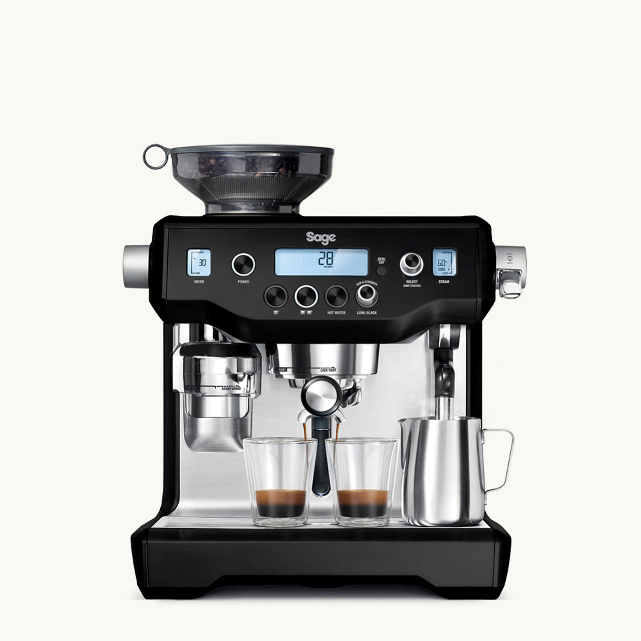 Sage The Oracle Espressomaskine, Black Truffle 1000X1000
