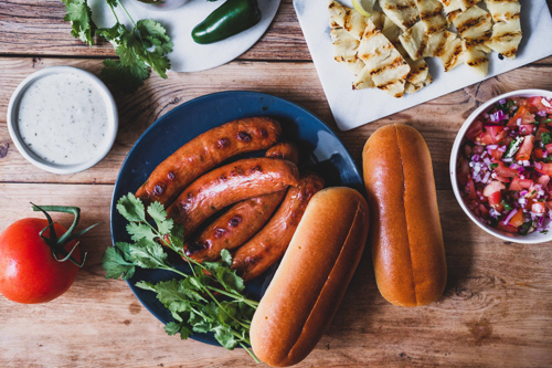 Ingredienser til Hotdog